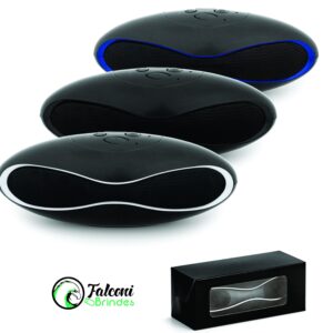 Caixa de Som com Microfone Personalizada