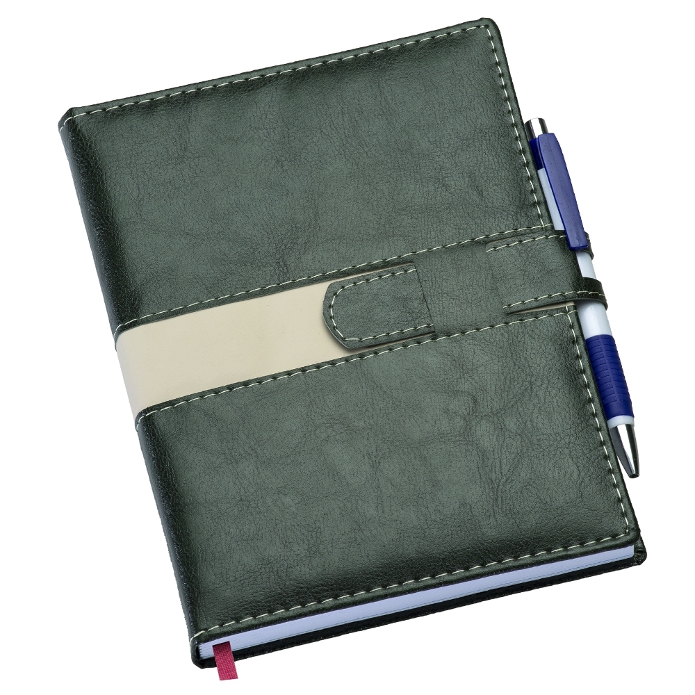 Agenda Diária 2024 com Fecho e Suporte pra Caneta Personalizada - Imagem 2