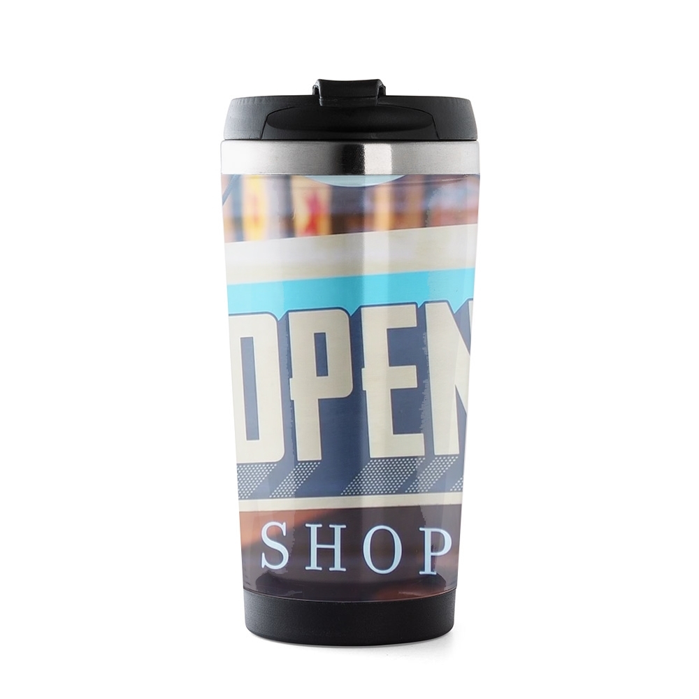 Caneca Inox 500ml Porta Foto personalizada - Imagem 2
