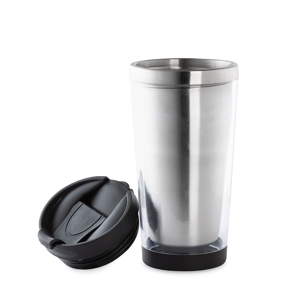 Caneca Inox 500ml Porta Foto personalizada - Imagem 3