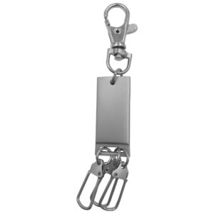 Chaveiro De Metal Com Gancho e Ganchos Menores Personalizado
