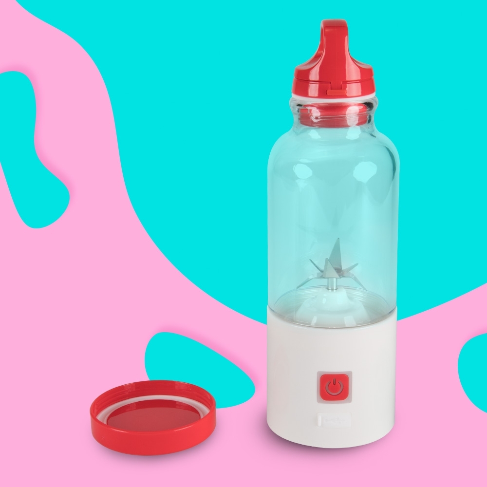 Garrafa Mixer Recarregavel USB Personalizado - Imagem 2