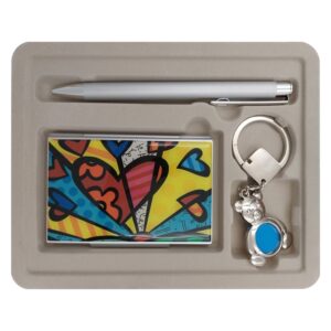 Kit Caneta, Porta Cartão E Chaveiro Personalizado