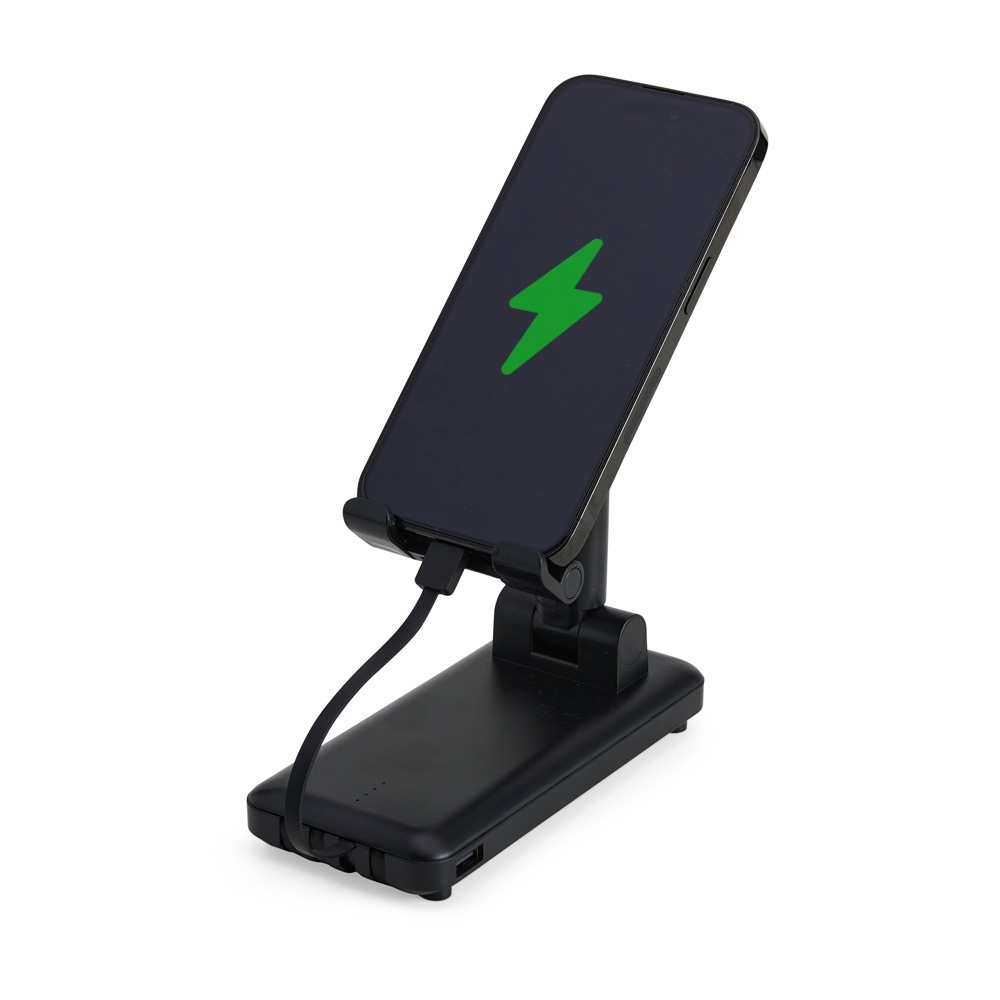 Power Bank 10.000mAh Multissaídas Personalizado com Suporte para Celular ou Tablet - Imagem 2